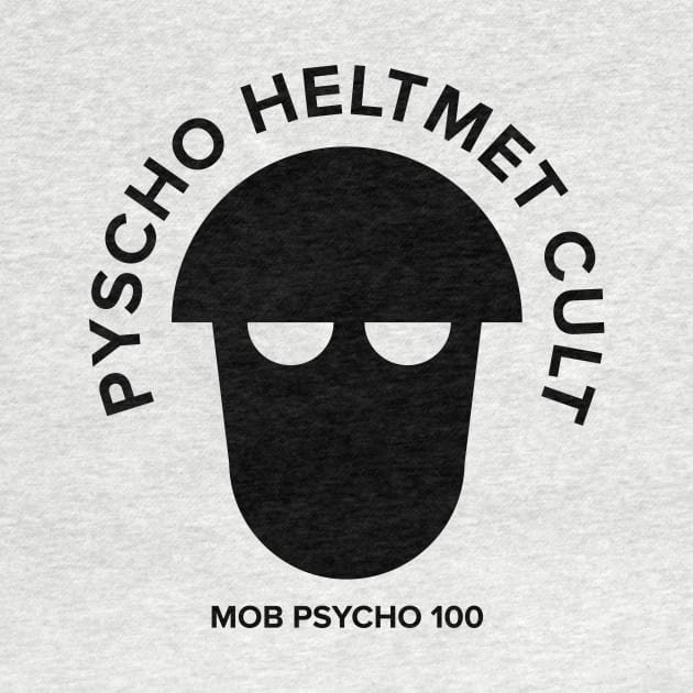 MP -  Pyscho Heltmet Cult Tee by teeconic